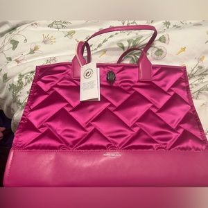 Kurt Geiger hot pink large tote